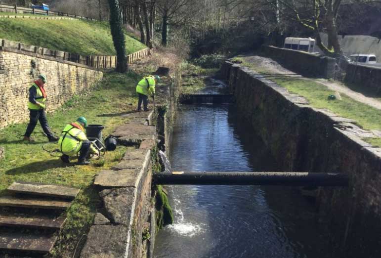 Bourne Lock in 2020 (Cotswold Canals Trust)