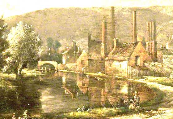 Bowbridge Bridge, Lock and Dyeworks (Courtesy Stroud Museum in the Park)