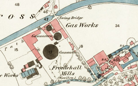 OS Map c1880 (National Library of Scotland)