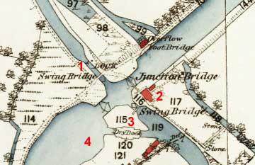 OS Map c1880 (National Library of Scotland) Larger Map