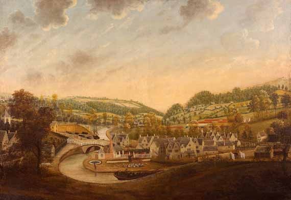 Cloth making in Stroud Wallbridge.