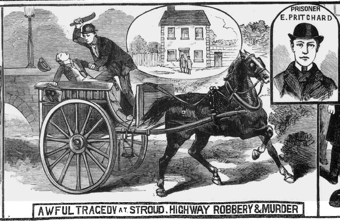 Illustration of Lodgemore Lane murder (Illustated Police News online)