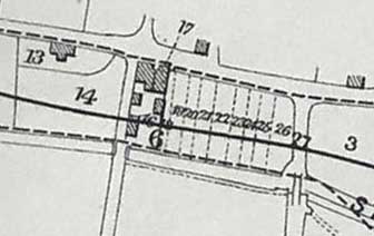 Plan of the Ship Inn and adjoining field in 1862 (Gloucestershire Archives Q/RUm/304)